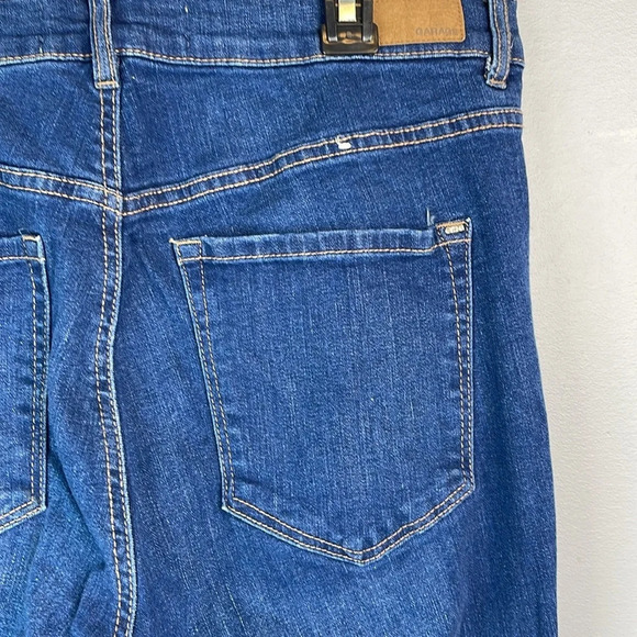 Garage Retro High Waist Jegging Jeans Blue dark Wash Stretch Size 11 - Picture 5 of 11